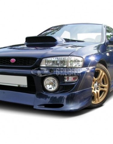 - FRONT BUMPER LIP - Subaru Impreza - "Grubier Evo" v.1 (1997-2000)