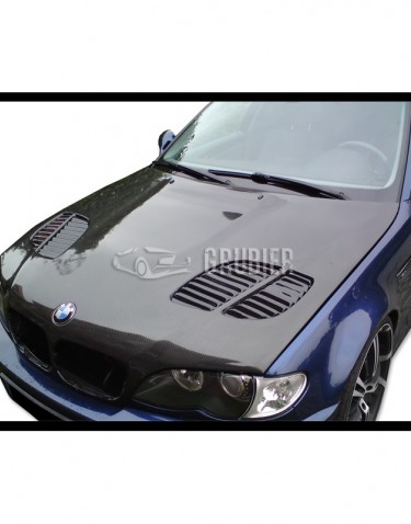 - HOOD - BMW E46  - "AeroPrima Carbon v.3 / Real Carbon" Facelift (Sedan & Touring)