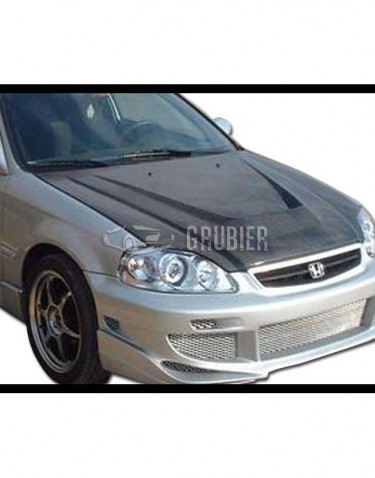 - HOOD - Honda Civic MK6 Facelift - "MT Carbon 2 / Real Carbon" (2/3/4 Door) 1999-2001