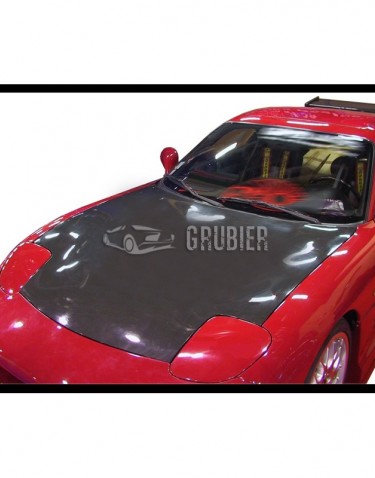 - HOOD - Mazda RX7 - OEM Style (Ral Carbon)