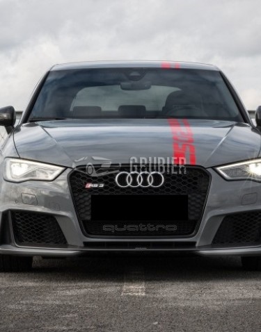 - ZDERZAK PRZEDNI - Audi A3 8V - "RS3 Look / Silver Edition / Without Grille"