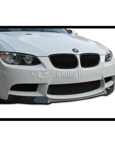 - FRONT BUMPER LIP - BMW 3-Series E92 & E93 M3 - "MT Carbon / Real Carbon" (Coupe & Cabrio)