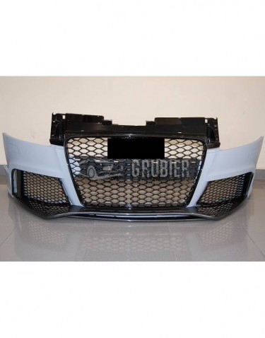 - FRONT BUMPER - Audi TT MK2 8J - "TTRS 8S Carbon" (Lower Lip In Real Carbon)