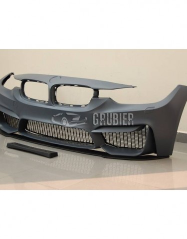 - FRONT BUMPER - BMW 3-Series F30 / F31 - "M4 Look / With Lip" (Sedan & Touring)