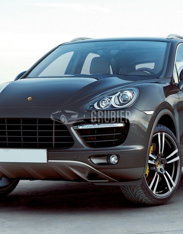 - FRONTFANGER - Porsche Cayenne 958 - "Turbo Look / Full" (With LED & Diffuser)