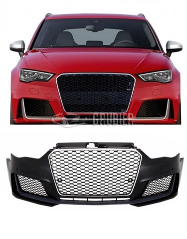 - FRONT BUMPER - Audi A3 8V - "RS3 Look / Chrome Grille Edition" v.2