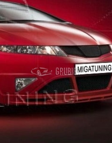 - FRONT BUMPER LIP - Honda Civic MK8 - "MT Sport" (Hatchback) 