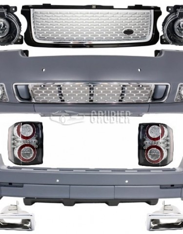 *** BODY KIT / PAKKEPRIS *** Range Rover L322 - "Autobiography Facelift Conversion - With Headlights & Tail lights" v.4