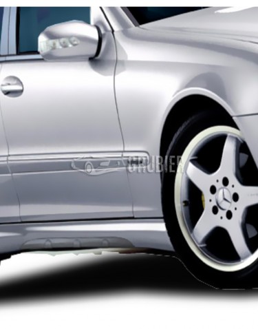 - SIDE SKIRTS - Mercedes C Class W203 / S203 - "GT Performance" (Sedan & Wagon)